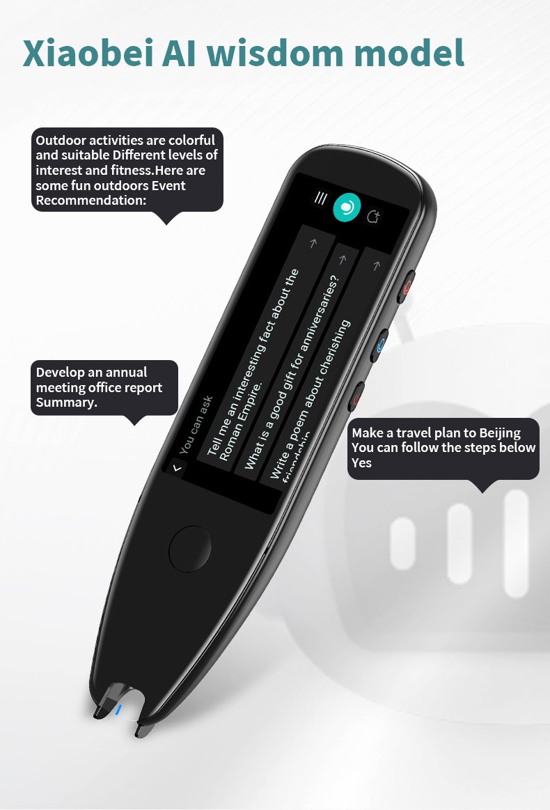 X5 Pro Translation Pen — specification sheet 4 of 9