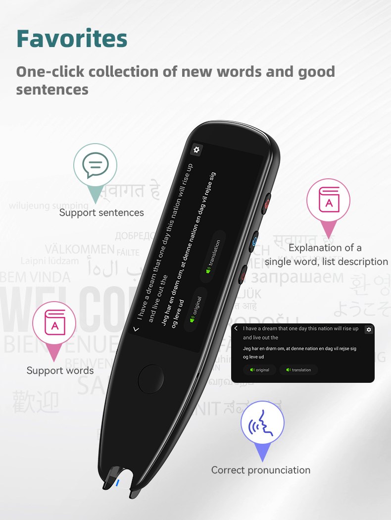 X5 Pro Translation Pen — specification sheet 9 of 9